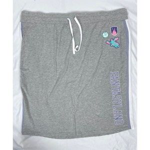 Disney Store Women 3X Gray Fantasyland Drawstring Skirt Straight Dumbo